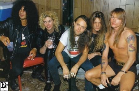 lars avec Guns N Roses